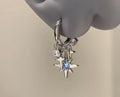 Starlight Charm Hoop Earrings
