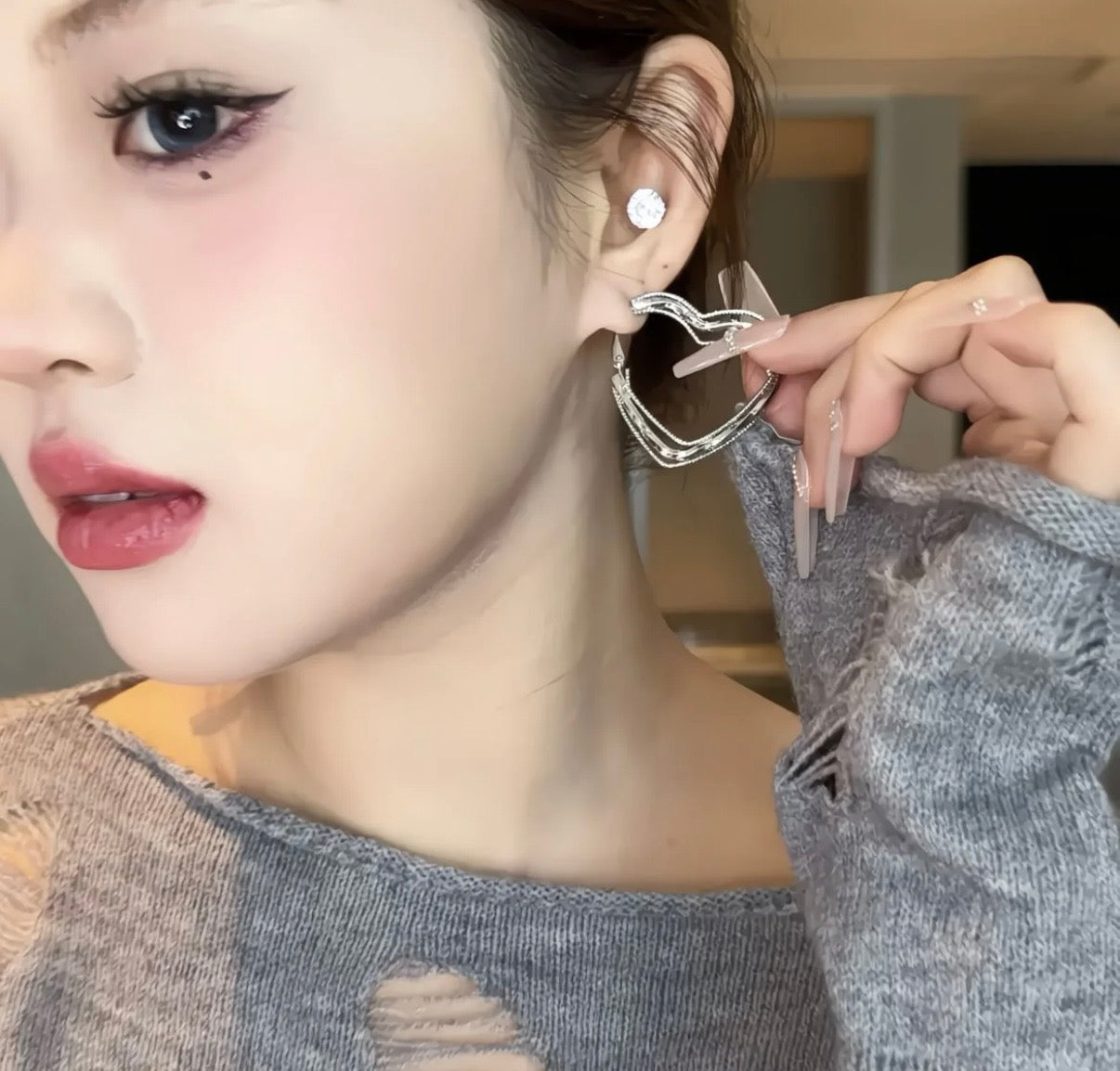 Wave Heart Hoops